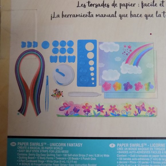 Alex DIY Paper Swirls Unicorn Fantasy Kids Crafts - Picture 7 of 8